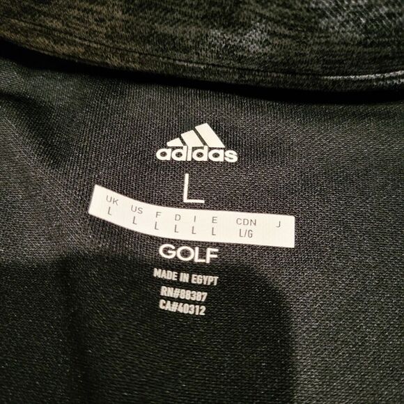 Adidas Golf Dri Fit Quarter Zip Pullover with Raglan Sleeves Men's Size Large - Picture 5 of 8